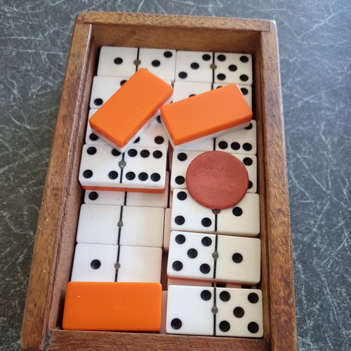 Vtg domino double six - vtg,