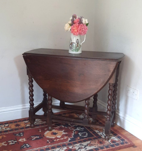 Vintage antique solid oak - vintage,
