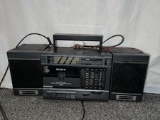 Retro Sony CFS-3000L Cassette Tape/Radio Player BoomBox Ghettoblaster Speakers