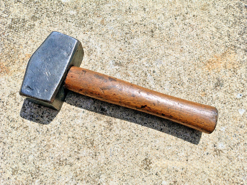Vintage lump hammer - lump,