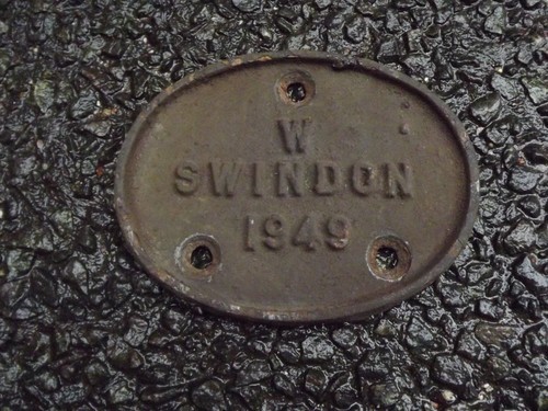 Gwr coach wagon plate - gwr,