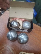 Old Vintage Boules Qty 4 Barn