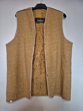 70s Barbour C40 Mens L (48in Chest) Solway Border Gamefair Wax Jacket Pile Liner