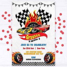 Personalised Hot Wheels  Party