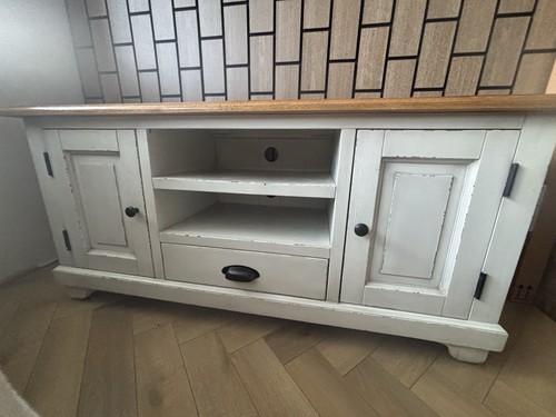 Shabby chic pine low - chic, cupboard