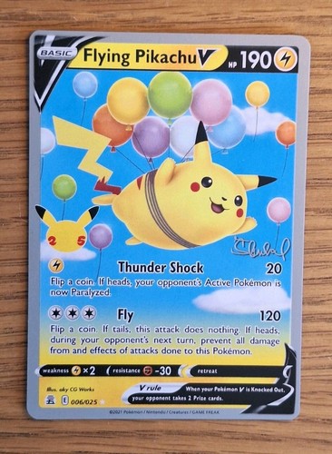 Flying pikachu 006 025 non - flying, v