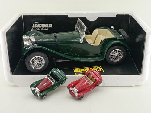 Burago green jaguar - burago,