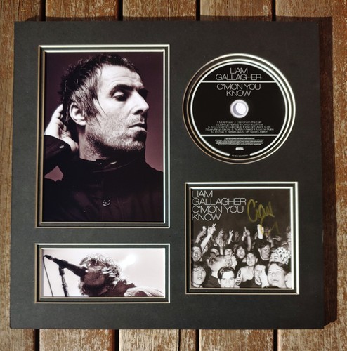 Hand signed liam gallagher - gallagher, cd