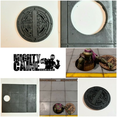 Unpainted cast resin diorama - unpainted,