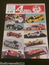 4 SMALL WHEELS - GRAND PRIX MODELS CATALOGUE - SEPT 1995