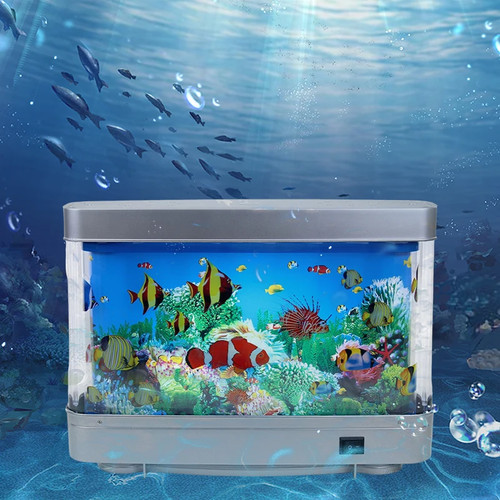 Tropical fish tank - tropical, lamps