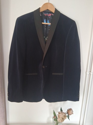 Next blue velvet tuxedo - , /