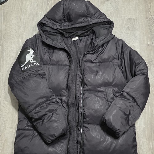 Kangol longline puffer jacket - kangol,
