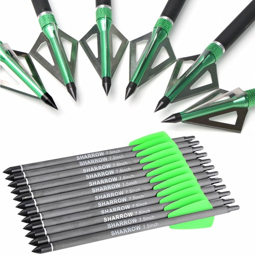 Carbon arrows 15 mini - arrows, 7.5"