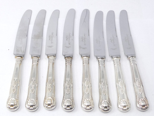 Table knives silver - 8, plated