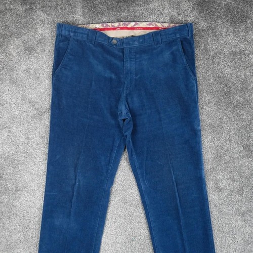 Meyer corduroy trousers blue - trousers,