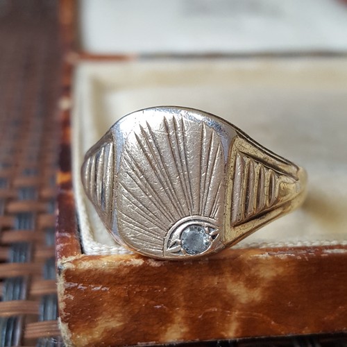 Vintage mens diamond - mens,