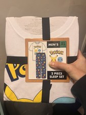 Men Pokémon Pajamas Xl New