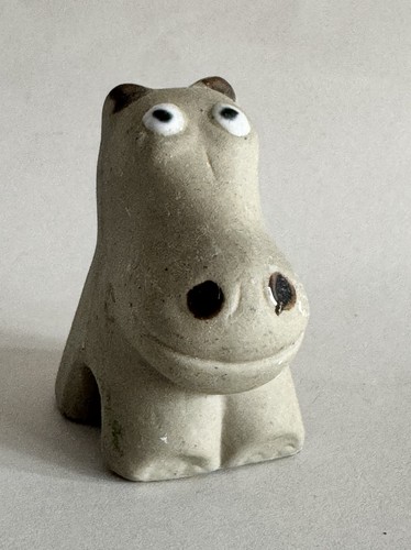 Ceramic stoneware hippo - stoneware,