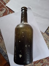 18th/19th Century Glass Bottle, Shipwreck With Some Iridescence. Has Crack 