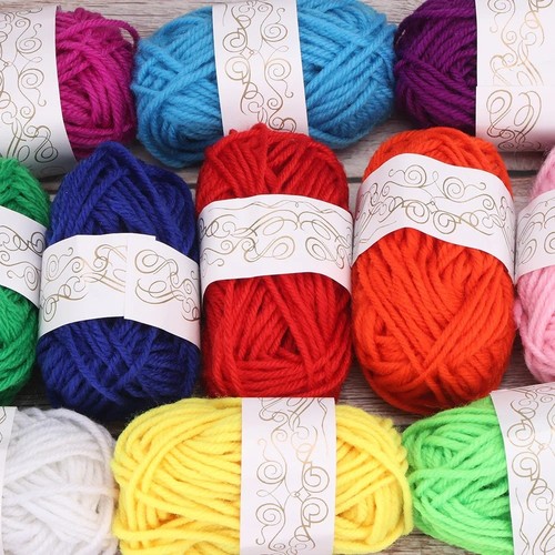12x mixed yarn wool job - wool, lot