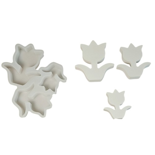 Silicone molds tulips mould - molds,