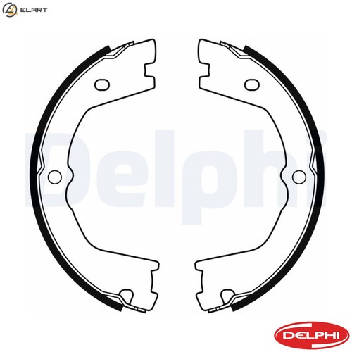 Brake shoe set parking - shoe,