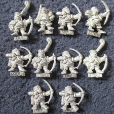 1992 Halfling Bow x10 Games Workshop Citadel Warhammer Empire Army Bowman Archer