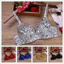 Women Sexy Sequins Bralette