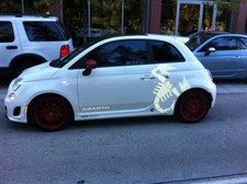 2X LARGE Fiat 500 595 Abarth