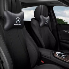 2PCS Car Seat Headrest Neck Cushion Pillows For 1980-2025 Mercedes-Benz