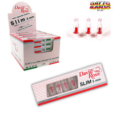 DAVID ROSS SLIM 5MM TAR MINI FILTERS ROLLUPS TAR CATCHER EXTRA SLIM TIPS 1-24