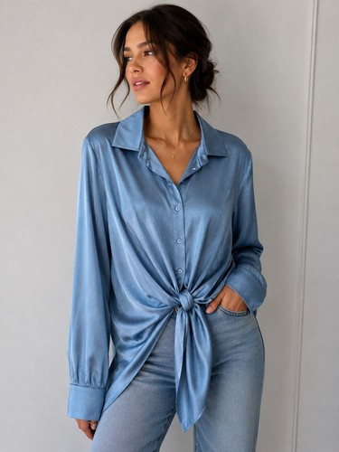 Women ladies satin office - women’s,
