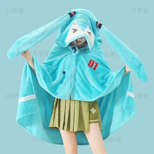 Hatsune miku plush hooded - hatsune,