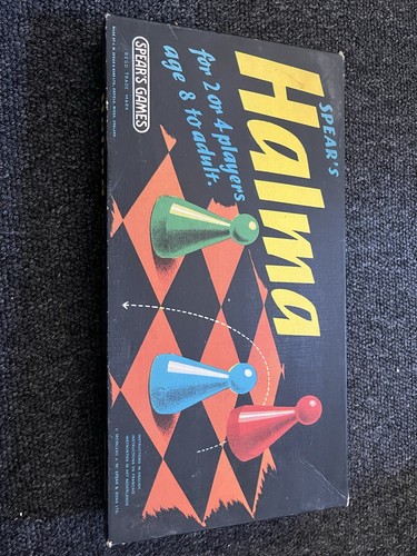 Halma vintage board game - halma,