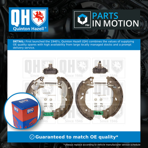 Brake shoes set - brake, renault
