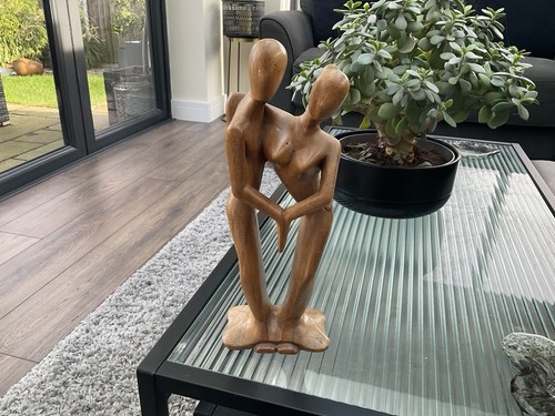 Hand carved wooden lovers - hand,