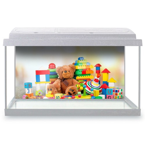 Fish tank background 90x45cm - fish,