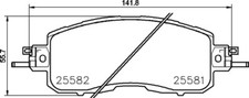 Mintex Front Axle Brake Pad