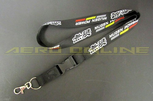 Mugen jdm black lanyard for - mugen,