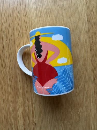 Colourful hand painted mug - , by