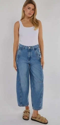 Womens barrel leg jean - m&s,