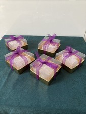 Lotus Flower Candles In Decorative Boxes Set Of 5