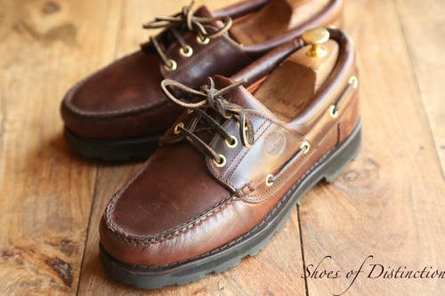 Timberland brown leather boat - timberland,