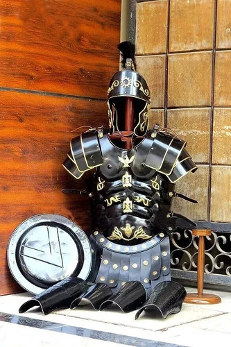 Roman black muscle - muscle, armor