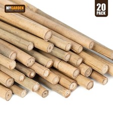 40 x Heavy Duty Thick Bamboo Good Quality Plant Support Garden Canes 2FT-60cm