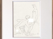 Jean Cocteau Drawing Male