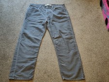 Men's Vintage LEVIS 505 Grey Corduroy Jeans. W38 L32.