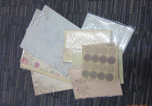 Vintage writing set with paper - writing,