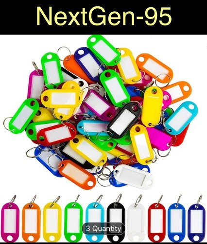 Key tags plastic - fobs, with